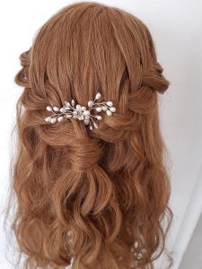 Hochzeitsfrisur mit offenen Haaren