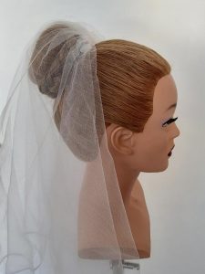 Dutt mit Schleier für die Braut